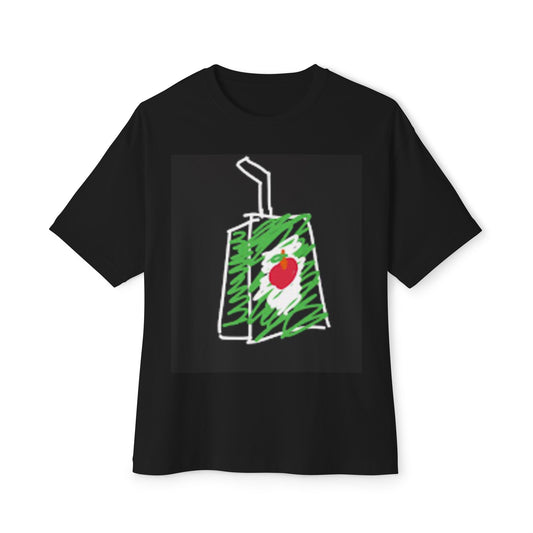 Apple Juice Box T‑Shirt — Cute Sketchy Beverage Graphic Tee